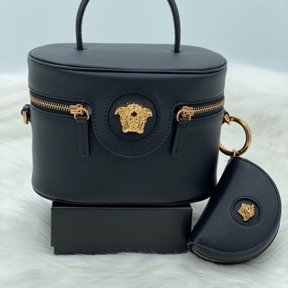 Versace Medusa Keyring Pouch Bag Charm - Picture 6 of 8